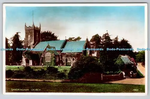 R754253 Sandringham Church Valentine and Sons Ltd RP 1953