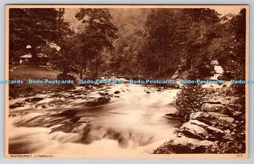 R754260 Lynmouth Watersmeet Postkarte