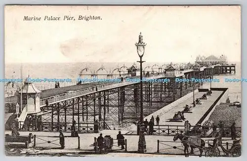 R754345 Brighton Marine Palace Pier F M Smith and Co 1907