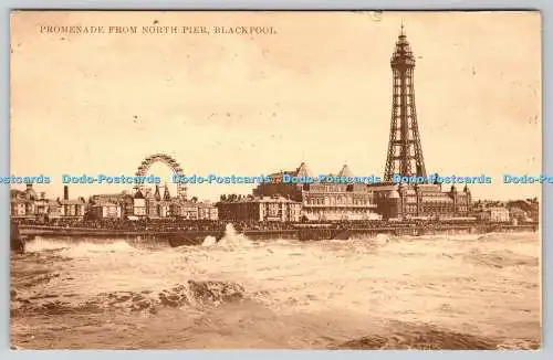 R754355 Blackpool Promenade von North Pier W R und S Reliable Series