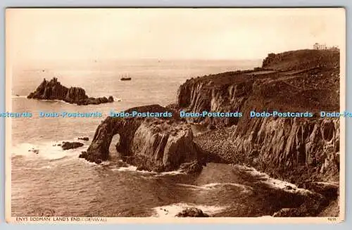 R754390 Cornwall Land End Enys Dodman Postkarte