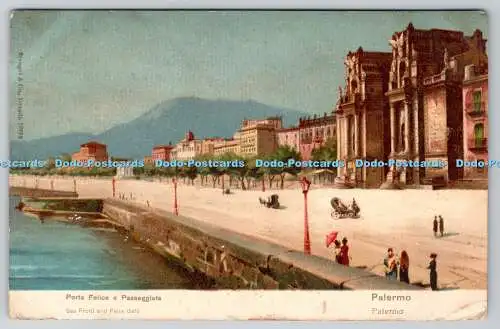 R754393 Palermo Sea Front and Felix Gate Misch and Co Touro Graphs Series No 388