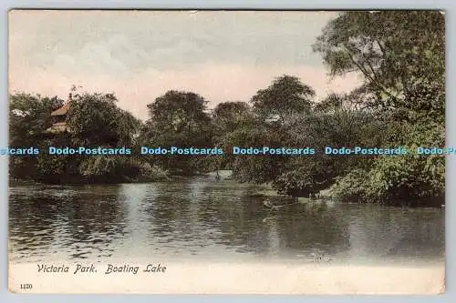 R754424 Victoria Park Boating Lake G Smith 1907