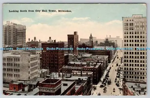 R754518 Milwaukee Blick nach Süden vom City Hall Tower E C Kropp Co