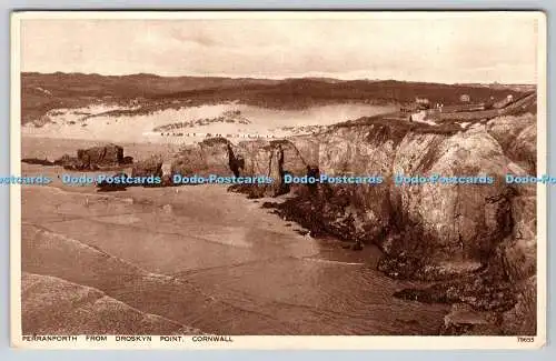 R754611 Cornwall Perranporth von Droskyn Point Photochrom Co Ltd