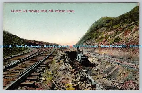 R754624 Panamakanal Culebra-Schliff zeigt Gold Hill I L Maduro Jr Nr 19 C