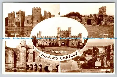 R754628 Sussex Castles Hurstmonceux Hastings Bodiam Pevensey Shoesmith and Ether