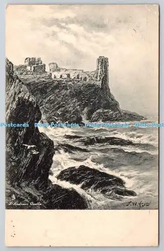 R754755 St Andrews Castle Raphael Tuck and Sons Art Series 924 F W Hayes