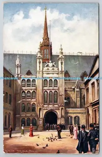 R754797 London The Guildhall Raphael Tuck and Sons Oilette Postkarte 7219 1906