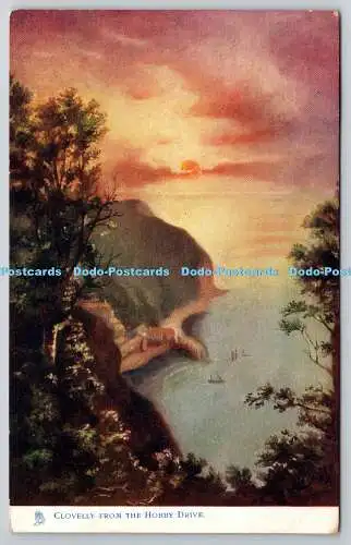 R754977 Clovelly vom Hobby Drive Raphael Tuck and Sons Oilette Postkarte 172