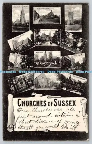 R755731 Churches of Sussex Worth Church H Newbury Multi View