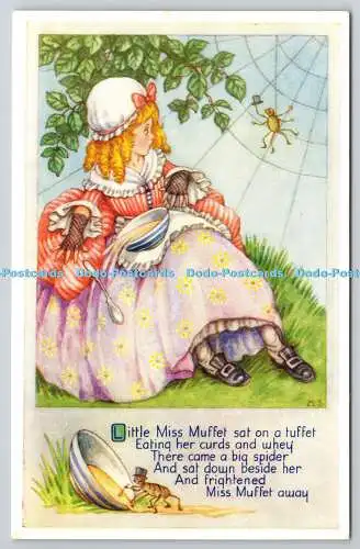 R755811 Little Miss Muffet Sat on a Tuffet J Salmon Sevenoaks