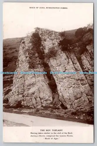 R755995 Rock of Ages Burrington Combe The Rev Toplady W H S und S B Grosvenor Re