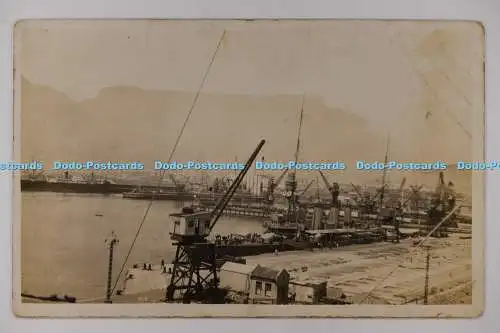 C026117 Unbekannter Hafen Kriegsschiffe Blick auf Hafenschiffe L T K