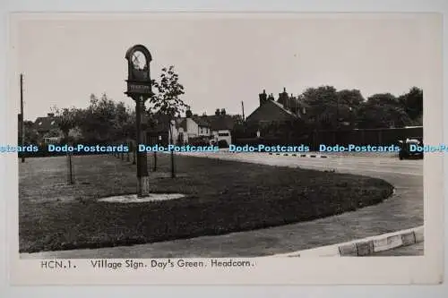 C026167 Headcorn Village Schild Day Green Frith Serie