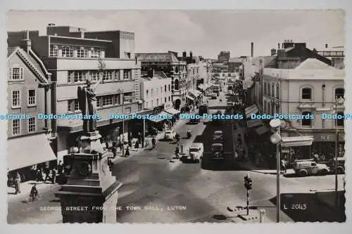 C026183 Luton George Street From The Town Hall Valentine RP