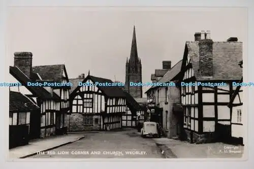 C026194 Weobley The Red Lion Corner and Church Frith Reigate F U Sergean