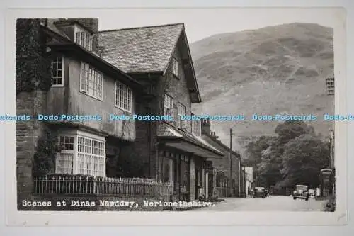 C026225 Merionethshire Szenen in Dinas Mawddwy Landschaftsansicht RP PM Aberystwyth