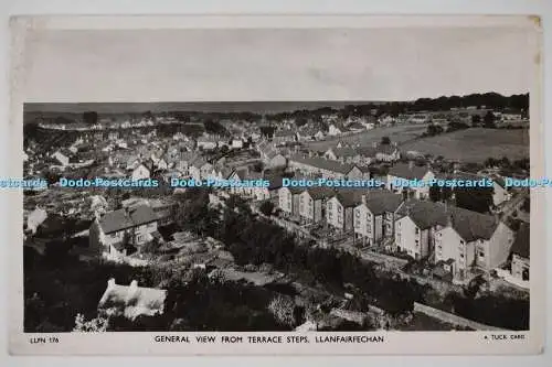 C026230 Llanfairfechan Gesamtansicht von Terrassenstufen Tuck RP