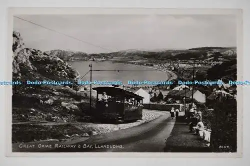 C026235 Llandudno Great Orme Railway and Bay R A Postkarten London Das Siegel von Ar