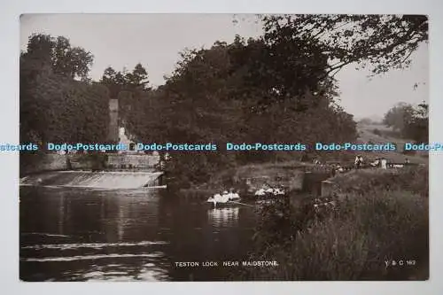 C026391 Teston Lock Near Maidstone Postkarte