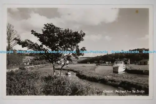 C026418 Gweek The Creek From The Bridge Frank Grattan Penpol Picturecards