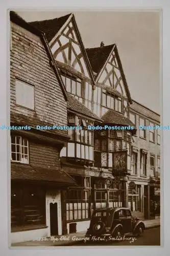 C026475 Salisbury The Old George Hotel E A Sweetman Tunbridge Wells RP