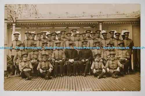 C026493 Militär H G Amers und seine Band Brighton PM Postkarte