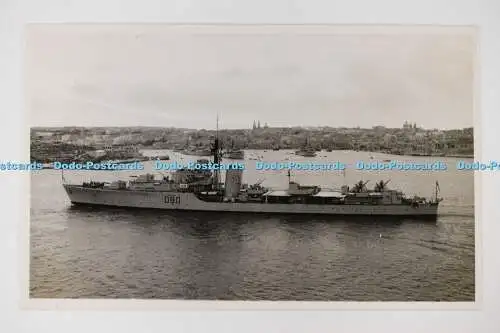 C026523 HMS Barfleur D80 A und J Pavia Valletta Malta 1953