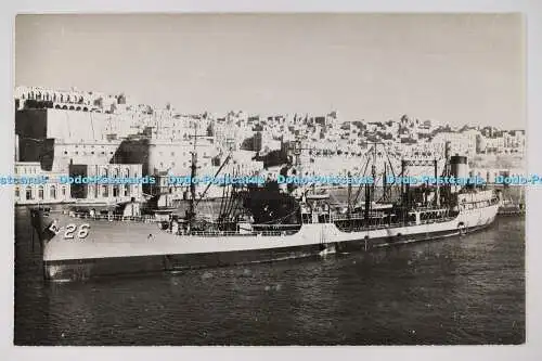 C026632 USS Salamonie AO26 Anthony and Joseph Pavia Valletta Malta 1926