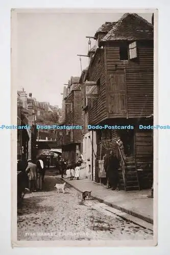 C026686 Folkestone Fischmarkt Stiefel Bargeld Apotheken Echtfoto Serie 1908