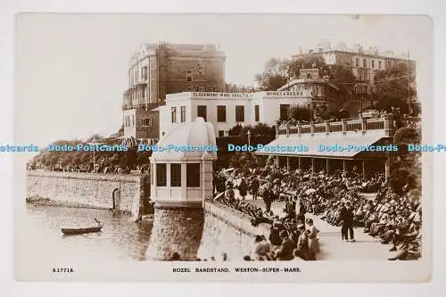 C026842 Weston Super Mare Rozel Bandstand W H S Kingsway Echtfoto Serie