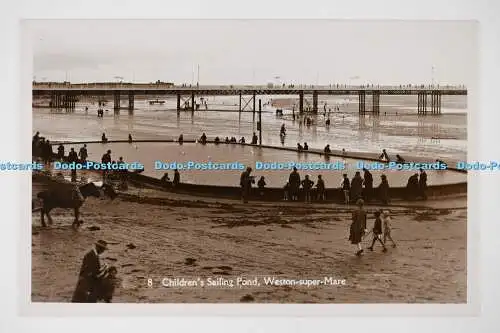 C026850 Weston Super Mare Kinder Segelpool RP