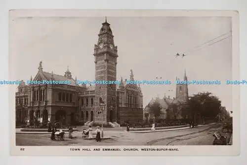 C026861 Weston Super Mare Town Hall and Emanuel Church H J Series