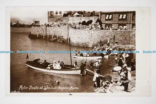 C026877 Motorboote bei Weston Super Mare 1911