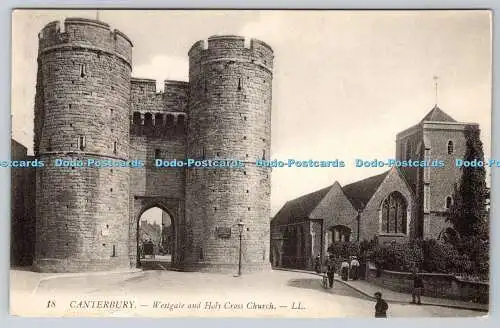 R755017 Canterbury Westgate and Holy Cross Church LL 18 1910