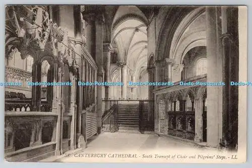 R755019 Canterbury Cathedral South Transept of Choir and Pilgrims Steps LL 58