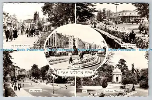 R755058 Leamington Spa Tha Parade Jephson Monument The Paris Church RP Multi Vie