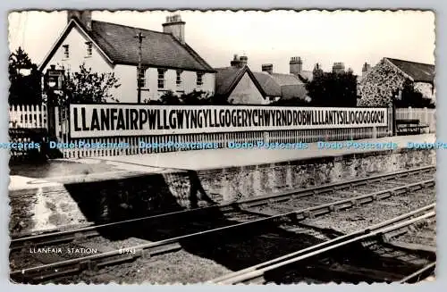 R755065 Bahnhof Llanfair RP Postkarte 1966