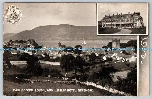 R755076 Greenore Carlingford Lough and L and N W Hotel 1905