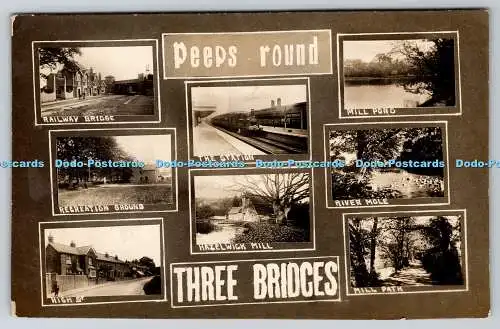 R755092 Peeps Round Three Bridges The Station Railway Bridge Recreation Ground M