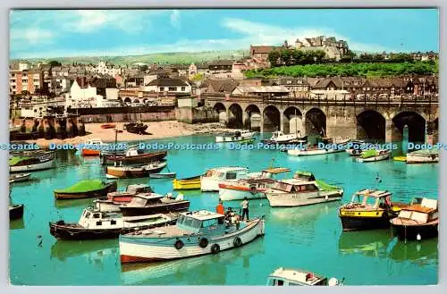 R755104 Folkestone The Inner Harbour 1973