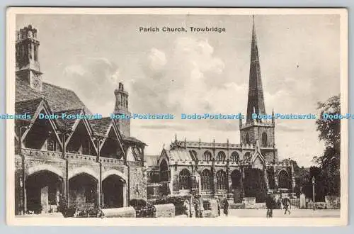 R755173 Pfarrkirche Trowbridge Postkarte