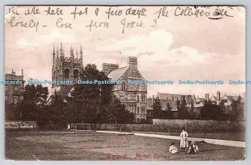 R755176 Oxford Merton College Frith Serie 1905