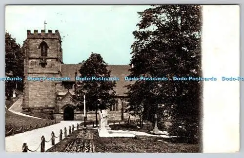 R755183 Tettenhall Kirche Postkarte 1904