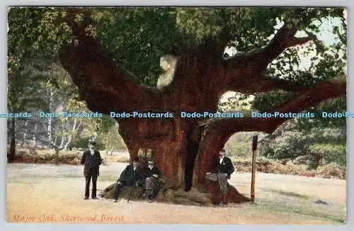 R755198 Major Oak Sherwood Forest Postkarte