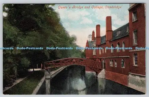 R755277 Cambridge Queen Bridge and College Valentines Series 1907