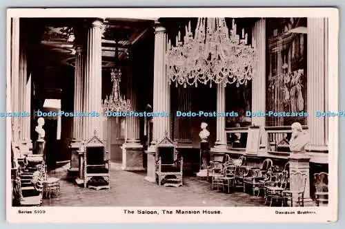 R755281 The Mansion House The Saloon Davidson Brothers Real Photographic Series