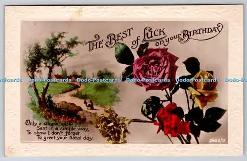 R755284 The best of Luck on Your Birthday RP 1928