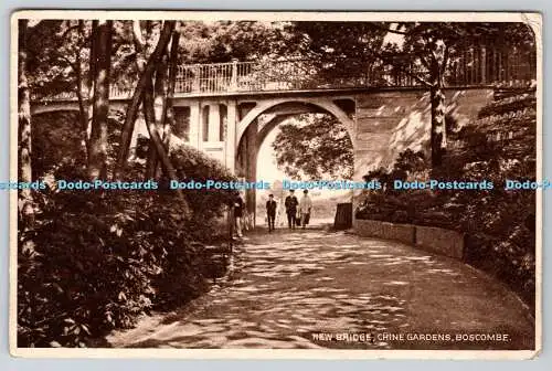 R755354 Boscombe Chine Gardens New Bridge 1927